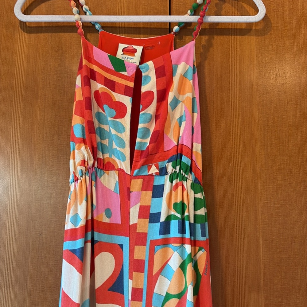 Farm Rio Cut-Out Halter Jumpsuit - Picture 5 of 7